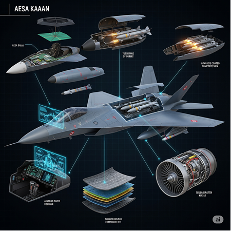 Gök Vatanın Çelik Kanadı: Milli Muharip Uçak KAAN Projesinin Anatomisi