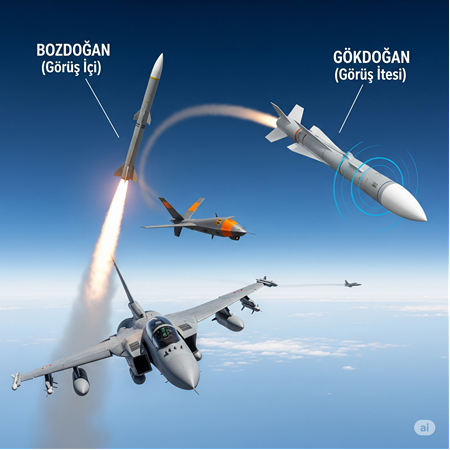 GÖKTUĞ Projesi: Türkiye Kendi Hava-Hava Füzelerine Nasıl Kavuştu? (Bozdoğan & Gökdoğan)