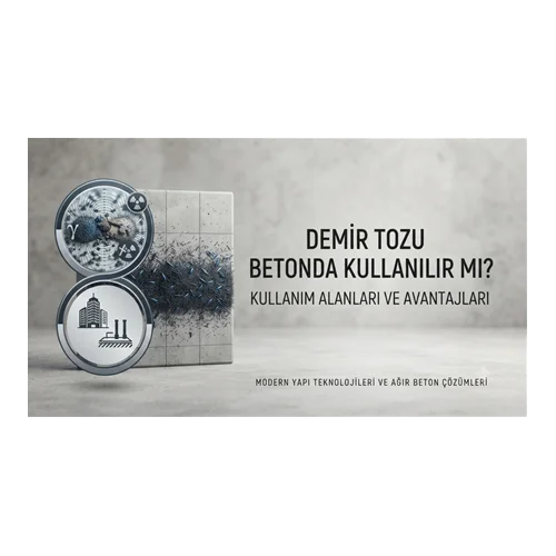 Demir Tozu Betonda Kullanılır mı? Kullanım Alanları ve Avantajları