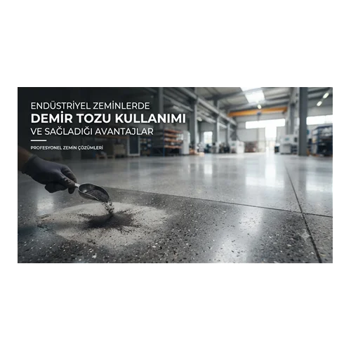 Endüstriyel Zeminlerde Demir Tozu Kullanımı ve Sağladığı Avantajlar