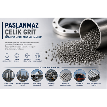 Çelik Grit Ne İşe Yarar? Endüstriyel Yüzey Temizleme Rehberi
