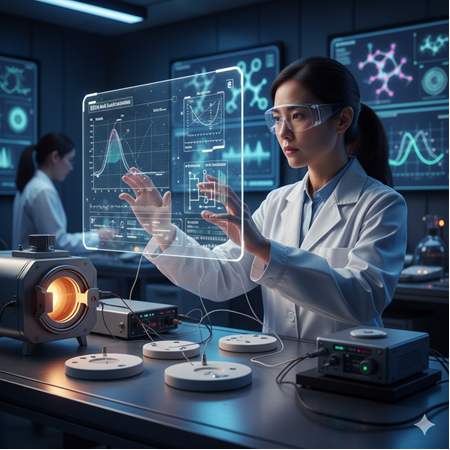 Lanthanum-doped malzemelerde elektriksel iletkenlik ölçüm teknikleri