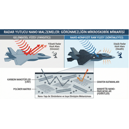 Radar yutucu nano malzemeler