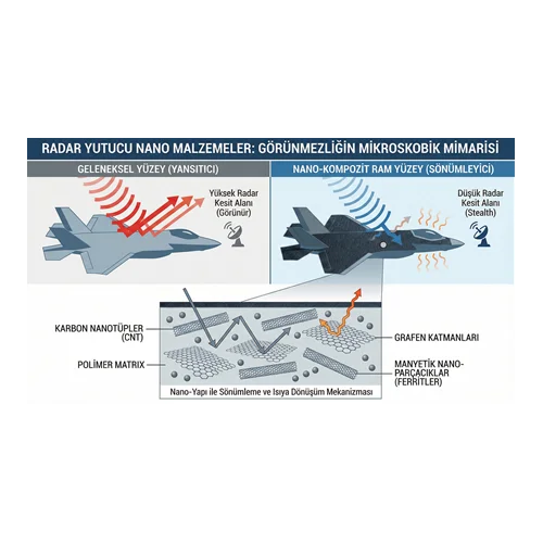 Radar yutucu nano malzemeler