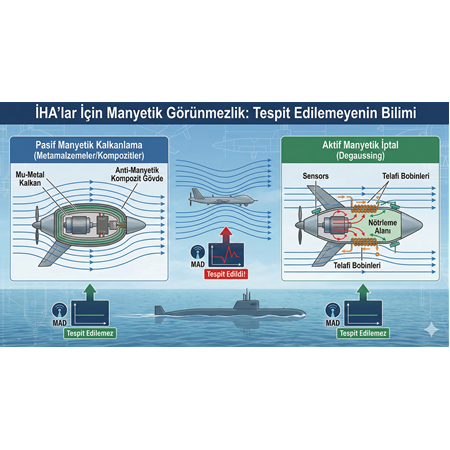 Manyetik görünmezlik İHA'lar