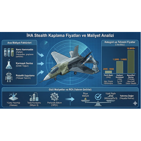 İHA stealth kaplama fiyatları