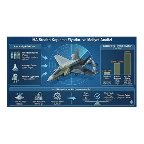 İHA stealth kaplama fiyatları