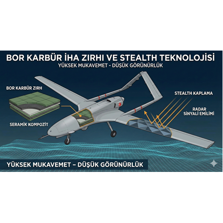 Bor karbür İHA zırhı ve stealth