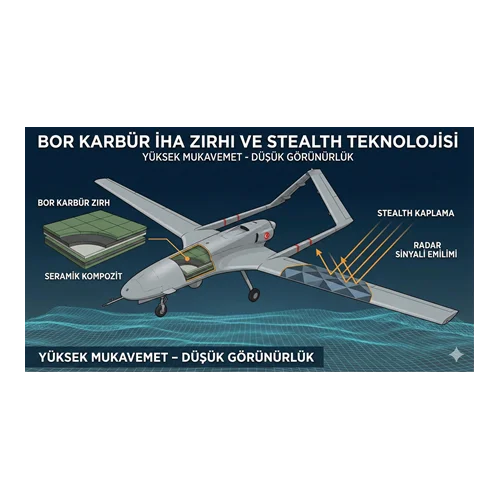 Bor karbür İHA zırhı ve stealth