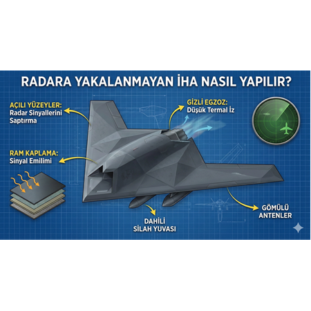 Radara yakalanmayan İHA nasıl yapılır?