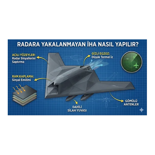 Radara yakalanmayan İHA nasıl yapılır?