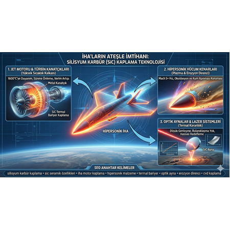 Silisyum karbür İHA kaplaması