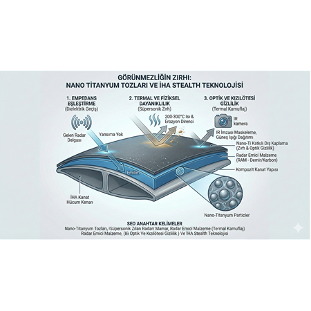 Nano Titanyum Toz ve İHA Görünmezliği