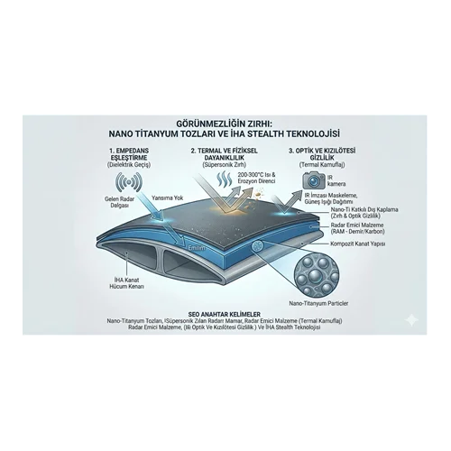 Nano Titanyum Toz ve İHA Görünmezliği