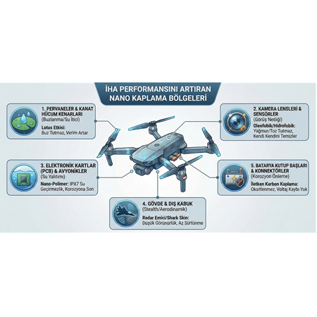 Hangi İHA Parçalarında Nano Kaplama Kullanılmalı?