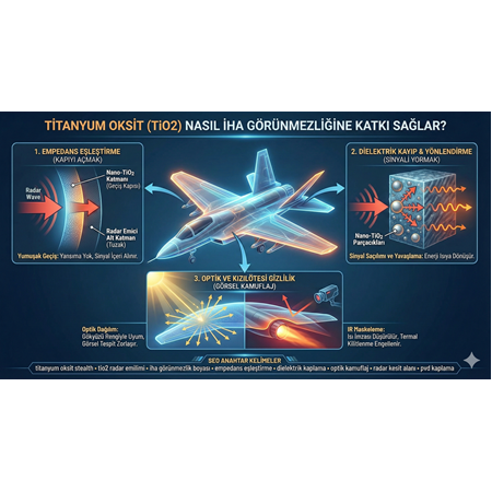 Titanyum Oksit Nasıl İHA Görünmezliğine Katkı Sağlar?