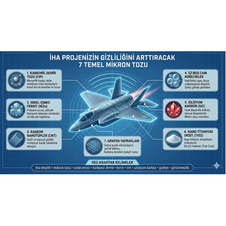 İHA Projenizin Gizliliğini Arttıracak 7 Temel Mikron Tozu