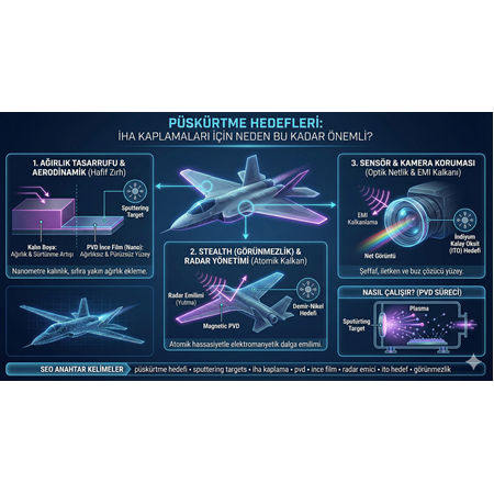 Püskürtme Hedefleri: İHA Kaplamaları İçin Neden Bu Kadar Önemli?