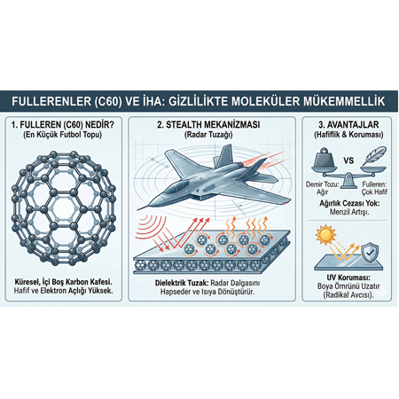 Fullerenler ve İHA: Gizlilikte Moleküler Mükemmellik