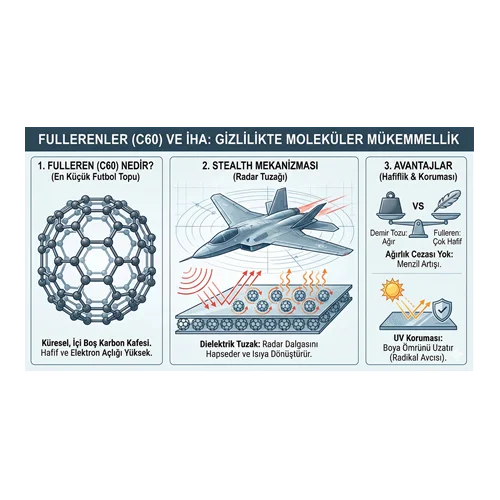 Fullerenler ve İHA: Gizlilikte Moleküler Mükemmellik