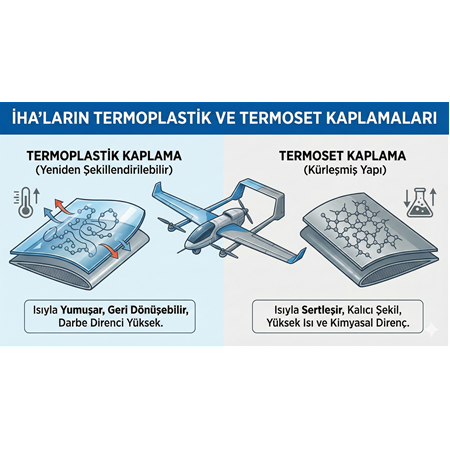 İHA'ların Termoplastik ve Termoset Kaplamaları