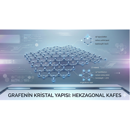 Grafenin Kristal Yapısı: Hekzagonal Kafes