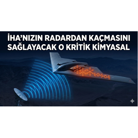 İHA'nızın Radardan Kaçmasını Sağlayacak O Kritik Kimyasal