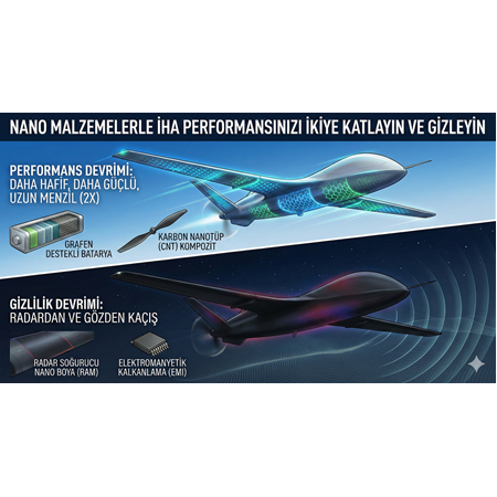 Nano Malzemelerle İHA Performansınızı İkiye Katlayın ve Gizleyin