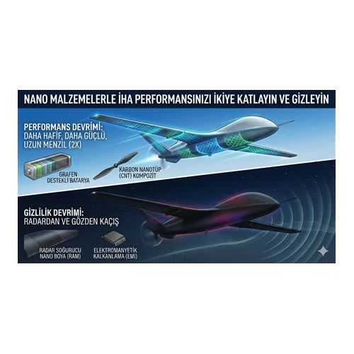Nano Malzemelerle İHA Performansınızı İkiye Katlayın ve Gizleyin