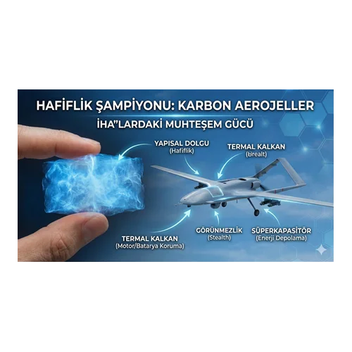 Hafiflik Şampiyonu: Karbon Aerojellerin İHA'lardaki Muhteşem Gücü