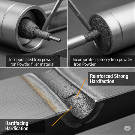 Kaynak Elektrotları ve Sert Dolgu Uygulamalarında Demir Tozunun Rolü Nedir?