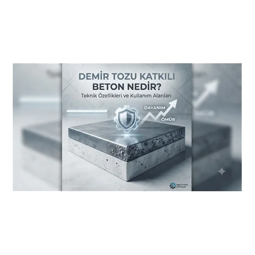 Demir Tozu Katkılı Beton Nedir? Teknik Özellikleri ve Kullanım Alanları