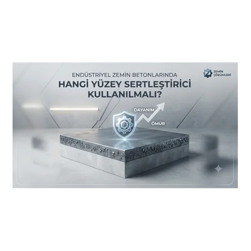 Endüstriyel Zemin Betonlarında Hangi Yüzey Sertleştirici Kullanılmalı?