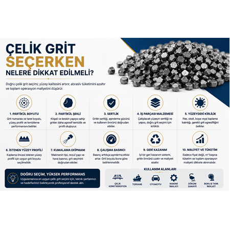Çelik Grit Seçerken Nelere Dikkat Edilmeli?