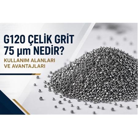 G120 Çelik Grit 75 µm Nedir? Kullanım Alanları ve Avantajları