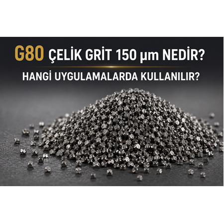 G80 Çelik Grit 150 µm Nedir? Hangi Uygulamalarda Kullanılır?