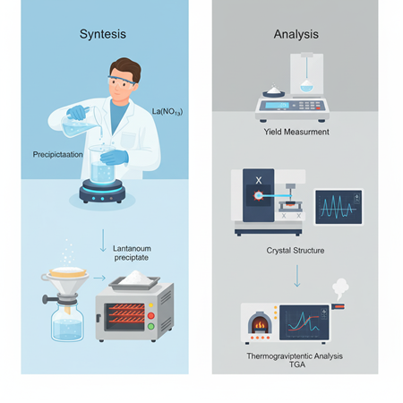 Lanthanum karbonat sentezi ve analizi: laboratuvar protokolü