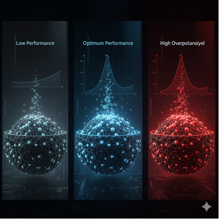 Lanthanum-doped elektrokatalizörlerin hidrojen gelişim reaksiyonunda performansı