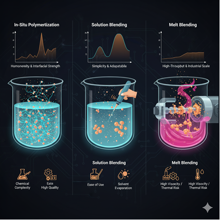 Ceria nanoparçacıklarının polimer matrisle kompozitlenmesi: yöntem karşılaştırması