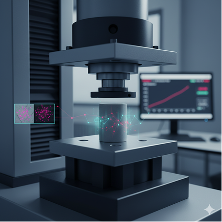 Nd²O³ katkılı manyetik seramiklerin sıkıştırma dayanımı ölçümleri