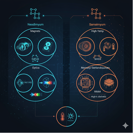 Samarium ve neodimyum bileşiklerinin elektronik uygulamalardaki potansiyeli