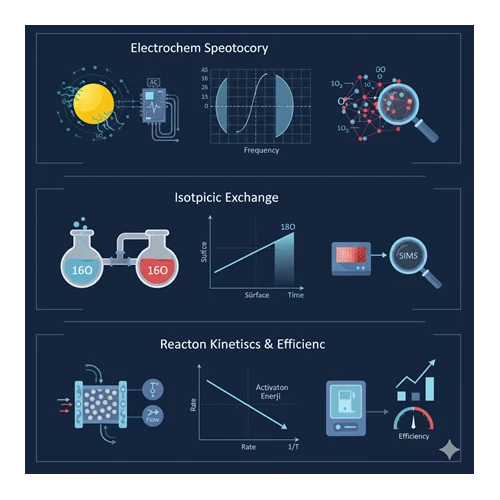 Lanthanum-doped malzemelerde yüzey reaksiyon kinetiklerinin ölçümü