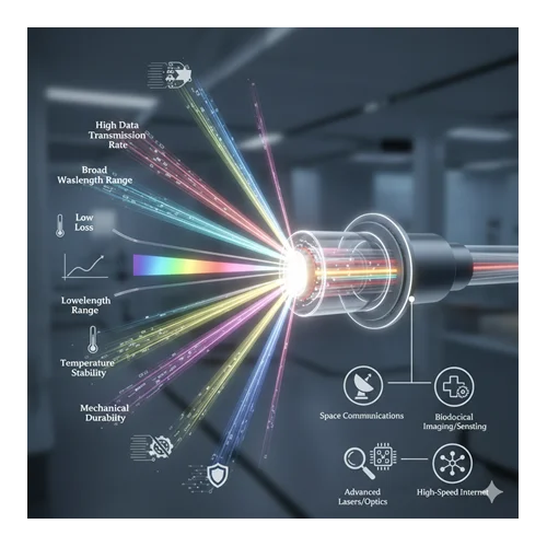 Yttrium-oxide temelli optik fiber uygulamaları: performans kriterleri