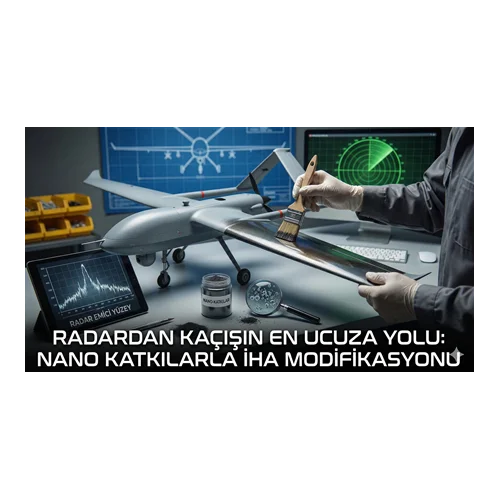 Radardan Kaçışın En Ucuza Yolu: Nano Katkılarla İHA Modifikasyonu