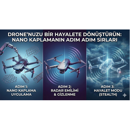Drone'nuzu Bir Hayalete Dönüştürün: Nano Kaplamanın Adım Adım Sırları