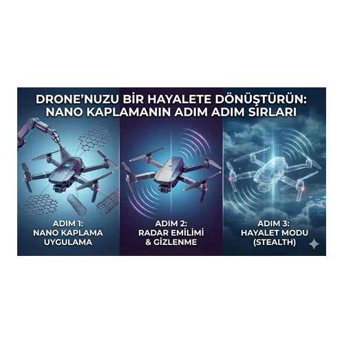 Drone'nuzu Bir Hayalete Dönüştürün: Nano Kaplamanın Adım Adım Sırları