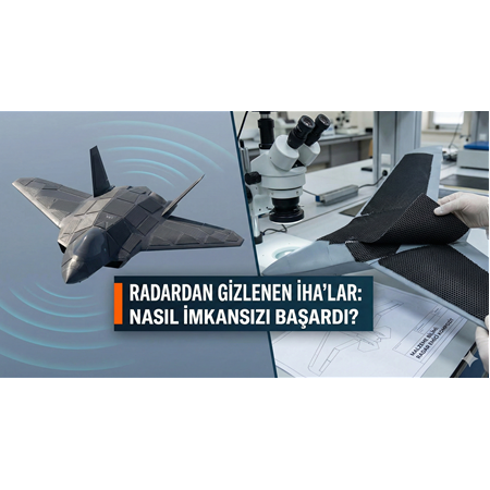 Radardan Gizlenen İHA'lar: Malzeme Bilimi Nasıl İmkansızı Başardı?