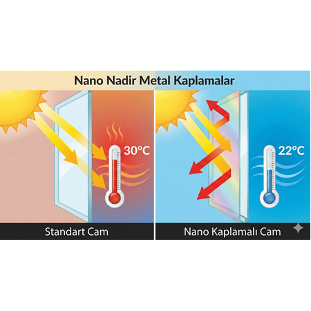 Nano Nadir Metal Kaplamalar: Cam Üzerinde Görünmeyen Bir Isı Kalkanı