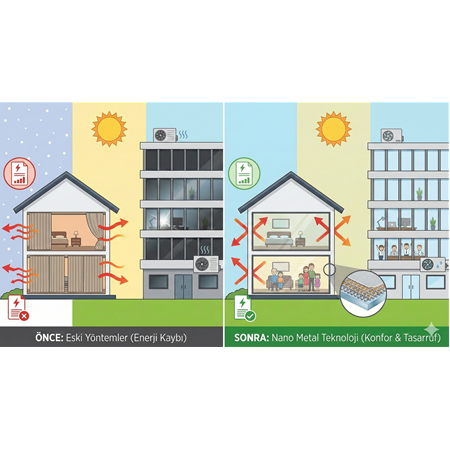 Ev ve İşyerlerinde Yeni Dönem: Nano Nadir Metal Bazlı Cam Yalıtım Teknolojisi