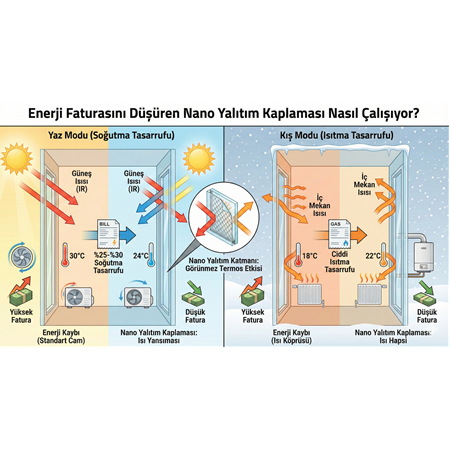 Enerji Faturasını Düşüren Nano Yalıtım Kaplaması Nasıl Çalışıyor?